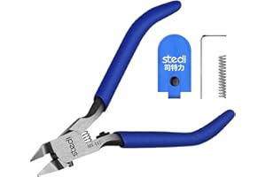 stedi Pince à ModèLes, Pince Ultrafine à Double Lame avec éTui de Protection, Outils de Fabrication de ModèLes de Loisirs pour La RéParation de Gundam, ModèLe en Plastique Et Fixation