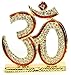 Eknoor Car Dashboard Idol- Metal Carving OM with japa mala RS.400.00
