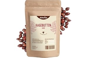 ‎VOM-ACHTERHOF Hagebutten ganz getrocknet 1000g | naturreine, ganze Hagebutten ohne Zusatzstoffe | ideal zur Herstellung von Marmelade und Tee | auch für Pferde und Hunde geeignet | vom Achterhof