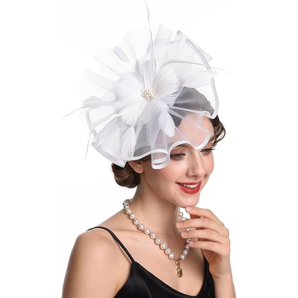 Sinamay Small Flower Clip On Fascinator – Wedding, Royal Ascot, Ladies Day – Mixed Color-900331