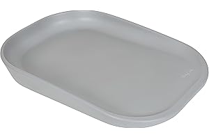 Babycurls Squashy Foam Baby Changing Pad, Waterproof Wipe-Clean Supportive Changing Mat for Newborns Infants, 70 cm x 48 cm x 8 cm, Polyurethane, Grey