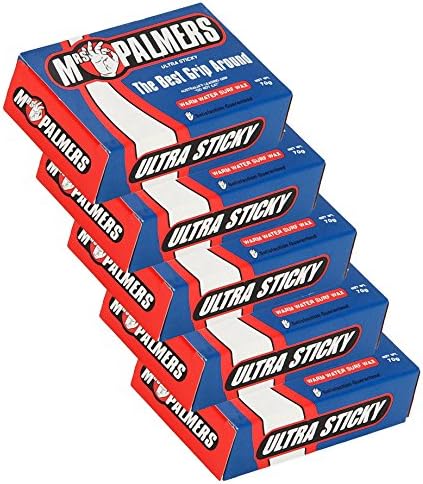 Mrs Palmers Unisex Surf Wax / Warm- Five Pack