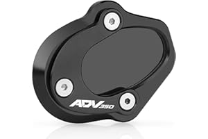 CXEPI Piastra Ingranditore per Estensione Cavalletto Laterale in Alluminio CNC per Moto ADV350 ADV 350 2022 2023 2024 2025