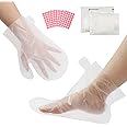Segbeauty 200 Counts Paraffin Wax Liners, Larger and Thicker Plastic Hand and Foot Bags, Plastic Paraffin Bath Mitt Glove and Sock Liners for Therabath, Wax Treatment and Paraffin Wax Machine
