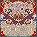 Produktbild GO&FL Damen Schal/Schal aus 100% Seide, Bedruckt, 110 x 110 cm, Gelb und Blau