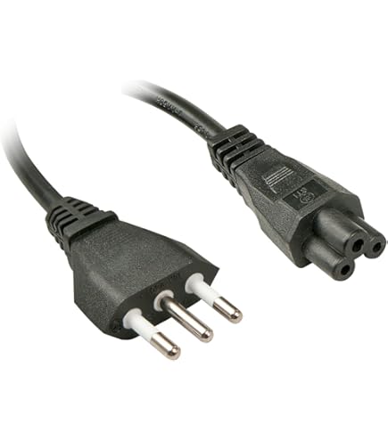 Cavo Alimentazione Electraline 1,5M | Spina Salvaspazio 90° Italiana A IEC C5 - Foto 5