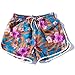 Price comparison product image PRINCER Summer Couples Beachwear Beach Volleyball Sport Lightweight Floral Bohe Swim Short Trunks Casual Sweet Shorts Pants Knickers Breechcloth Plus Size 6XL (L, Women-Blue)