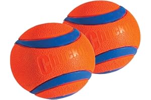 Chuckit! Ball Ultra Ball Lot de 2 Jouets à rapporter pour Chien Taille L