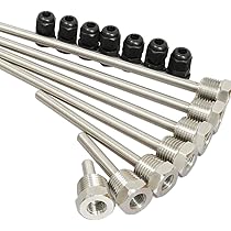 Sensore Di Temperatura PT1000 A 2 Fili, Termistore Rivestito In Silicone, Sonda Da 1,5 Metri 45 Mm X 5 Mm -50-180 Centigradi RTD