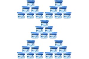 UTTAM 500ml Dehumidifiers - Moisture Absorber and Condensation Remover for Home, Kitchen, Wardrobe, Bedroom, Caravan, Office, Bathroom, Basement - Combats Damp, Mold, and Moisture (Pack of 30)
