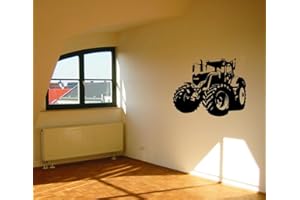 BLATTWERK-DESIGN Wandtattoo: FENDT 900 // Farben- und Größenwahl (Schwarz - 600 mm x 500 mm)