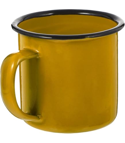 Set 2 Tazze In Acciaio Smaltato 350ml - Bianco Vintage Per Campeggio, Trekking E Uso Quotidiano - Foto 11