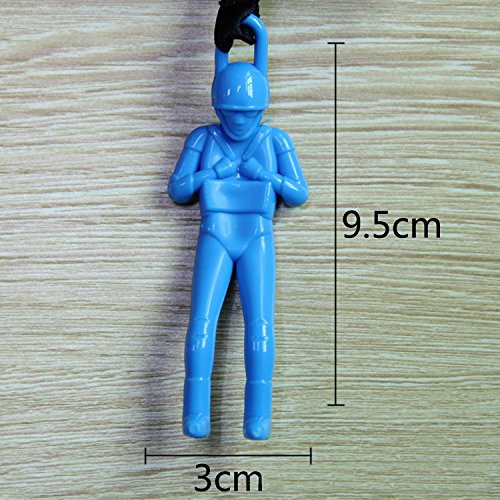 Forfar Tangle Free Soldier Men Base Jumpers Kids Hand Throwing Parachute Jump Fly Launcher Set Outdoor Play Game Toy