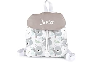 SAQUITOMAGICO Sac à dos à rabat pour bébé personnalisé Sweet Baby Retour à la cole. Nouveau cadeau né