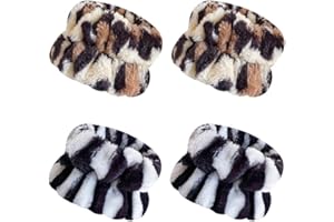 PARTYUNIX 2 Pairs Wrist Wash Bands, Auony Wrist Spa Washband Microfiber Wrist Wash Towel Band Wristbands Wrist Sweatband Scrunchies for Washing Face and Skin Care Spa, Prevent Water from Spilling Down Your Arms