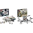 LEGO 75357 Star Wars Ghost & Phantom II Set Featuring 2 Brick-Built Ahsoka Vehicles, Buildable Starship Toys With 5 Characters & 75345 Star Wars 501st Clone Troopers Battle Pack Set