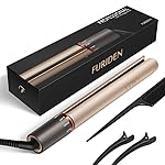 Piastra Capelli Professionale FURIDEN Lisci e Mossi 2 in 1 Rivestimento in Ceramica con Regolazione della Temperatura...