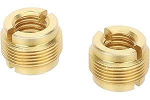 CAMVATE 3/8” Buchse zu 5/8" Stecker Gewindeschraube Adapter für Mikrofon Mikrofon Ständer (2 Stück)
