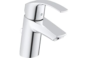 GROHE New Miscelatore Monocomando per Lavabo con Astina a Saltarello SilkMove, Cromo, S 33265002