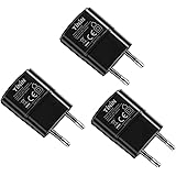 Netzteil Ultra Slim USB Ladegerät, 3er-Pack Klein Kompakt Ladeadapter für Handy, Tablet, eBook Reader, Smartphone, Mp3, Bluet