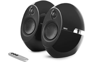 Edifier E25HD Luna Eclipse Bluetooth 4.0 Bookshelf Speakers with Remote Control - Black