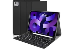 ‎ZABATOCO Zabatoco Tastatur Hülle für iPad Air 5 2022 10.9 Zoll, Smart Cover mit QWERTZ Deutsch Tastatur für iPad Air 4 2020, Hülle mit Tastatur Kompatibel mit iPad Pro 11 2022/2021/ 2020/2018