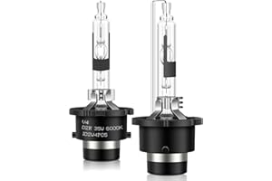Erato Żarówka ksenonowa D2R, 35 W, 6000 K, zimna biel, super jasna lampa wyładowcza światła drogowego, 12 V HID, zamiennik żarówki reflektorów, 2 szt