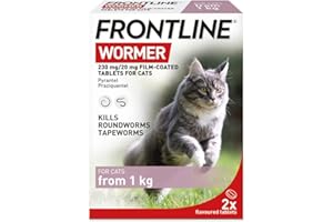 FRONTLINE WORMER - Cat Worming Treatment - 2 Tablets