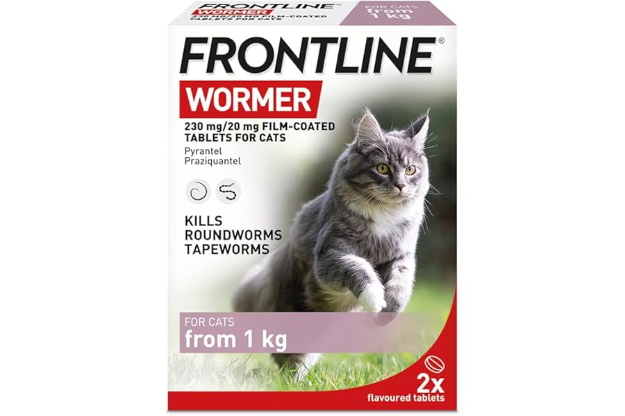 FRONTLINE WORMER - Cat Worming Treatment - 2 Tablets
