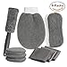 Produktbild 9 Stück Professionelle Auto Reinigung Werkzeuge | Autopflege Set | Microfiber Wash Kits | Autowaschset Auto Reiniger Set |Auto Vent Pinsel Reifen Wash Mitt Schwamm Wachs Applikator Pad Mikrofasertücher für Innen und Außenreinigung
