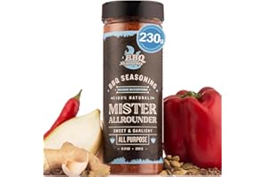 BBQ Moments Epices pour Barbecue pour Poulet Filet, Saucisson, Steack Haché, Viande Séchée, Blanc de Poulet, Poudre Epices et Assaisonnements Grillade, 230g (8.11 Oz)