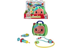 Bandai - CoComelon - Mallette musicale du docteur - mallette qui joue la chanson "doctor check up" (en anglais) - mallette musicale et ses 3 accessoires inclus - WT80120