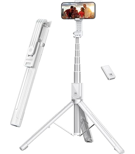 Treppiede Per Smartphone Con Telecomando Bluetooth - Allungabile E Portatile - Per Selfie, Vlog E Videochiamate