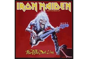 Iron Maiden producto oficial sew-on-patch nuevo sellado miedo de la oscuridad Live