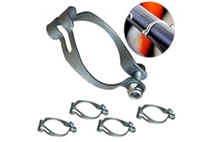 POFET 4 Sets Metal Ring Firmly to Frame MTB Bike Cable Guide Brake Cable Shift Cable Derailleur Cable Base Guide Clip Fitting Line Tube Housing Durable