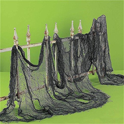 LnLyin Halloween Cotton Creepy Netting Cloth Halloween Party Supplies &
Decorations Horror Scene Layout Props,Black