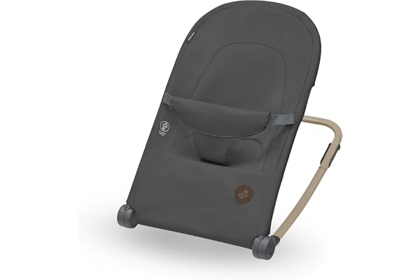 Maxi-Cosi Loa, Transat bébé, pliage ultra compact, 2 positions d'inclinaison, Transat bébé léger, tissus 100% recyclés, Naissance à environ 2 ans, 0 à 12 kg, Beyond Graphite