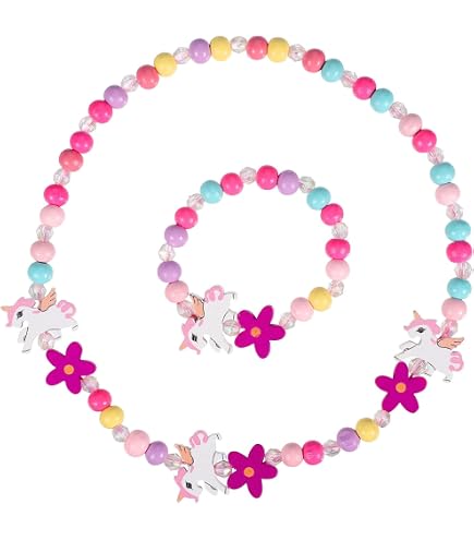 Kinder Schmuck Set Einhorn Freundschaft Armband Hal Produktbild-Vorschau 6