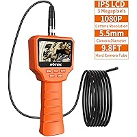 Digitale Inspektionskamera, ROTEK 3,0 Zoll 1080P Full HD IPS LCD Bildschirm, 3,0 Megapixel Industrie Endoskop Kamera 6…