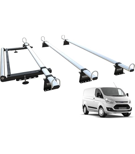 Rhino KammRack Black Roof Rack 2.4m Long X 1.2m Wide For Renault Kangoo 2022-Onwards | L2 | H1 - View #8