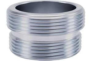 XNTONG - Faucet Adapter, External Thread M24 to External Thread M22 Faucet Converter, Faucet Aerator Adapter, Suitable for Connecting Aerators to Kitchen Faucets, (M24-M22)