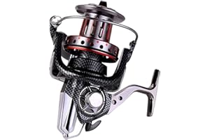 Fishdrops Surf Spinning Reel, Size 10000 12000 Saltwater Fishing Reels, Full Metal Frame 31 LBs Max Drag, 10+1 Stainless BB Ultra Smooth Powerful, High Capacity Long Casting Spinning Reels