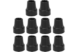 ‎YINHING 10 Stück Krückenspitze, 19 Mm Gummi-Krückenspitze, Universelle Gehstockspitze, Strapazierfähige Gehstock-Ersatzspitze (Schwarz)