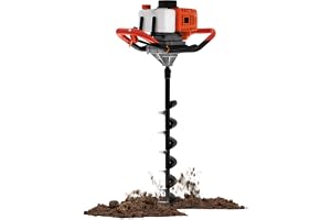 52 CC 2 takts jordborr bensin, högpresterande 1 900 W bensin stolpborr jordhålsborr 220 V jordhålslyft hålborr stolpar bensin