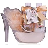Accentra - HONEY JASMINE Shower Set Gift Set for Women in Beautiful Heels - 3 Piece Care Set with Shower Gel, Body Lotion and