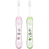 Chicco Toothbrush Set Pink+Green 6M-36M, manual, Baby