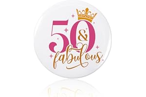 BLICEON 18th Birthday Badge, 5.8cm Girl Badge Accessories, Sparkling Party Decoration, 18th Birthday Gift for Women, Milestone, Anniversary