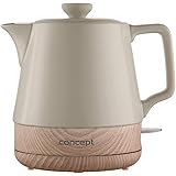 CONCEPT Hausgeräte Bouilloire en céramique RK0061 - 1 l - Marron café