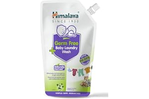 Himalaya Germ Free Baby Laundry Wash 1 L Pouch Liquid, White, (7004801)