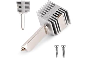 CCTREE bamboo Original A1/A1mini Hotend Kit, 0.2mm Stainless Steel Nozzle Hotend for Bamboo Lab A1/A1mini, All Metal Extruder Hot End, Heating Block Replacement